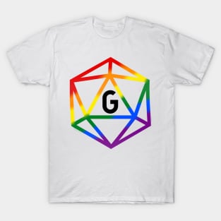 Gay Pride Rainbow Dice T-Shirt